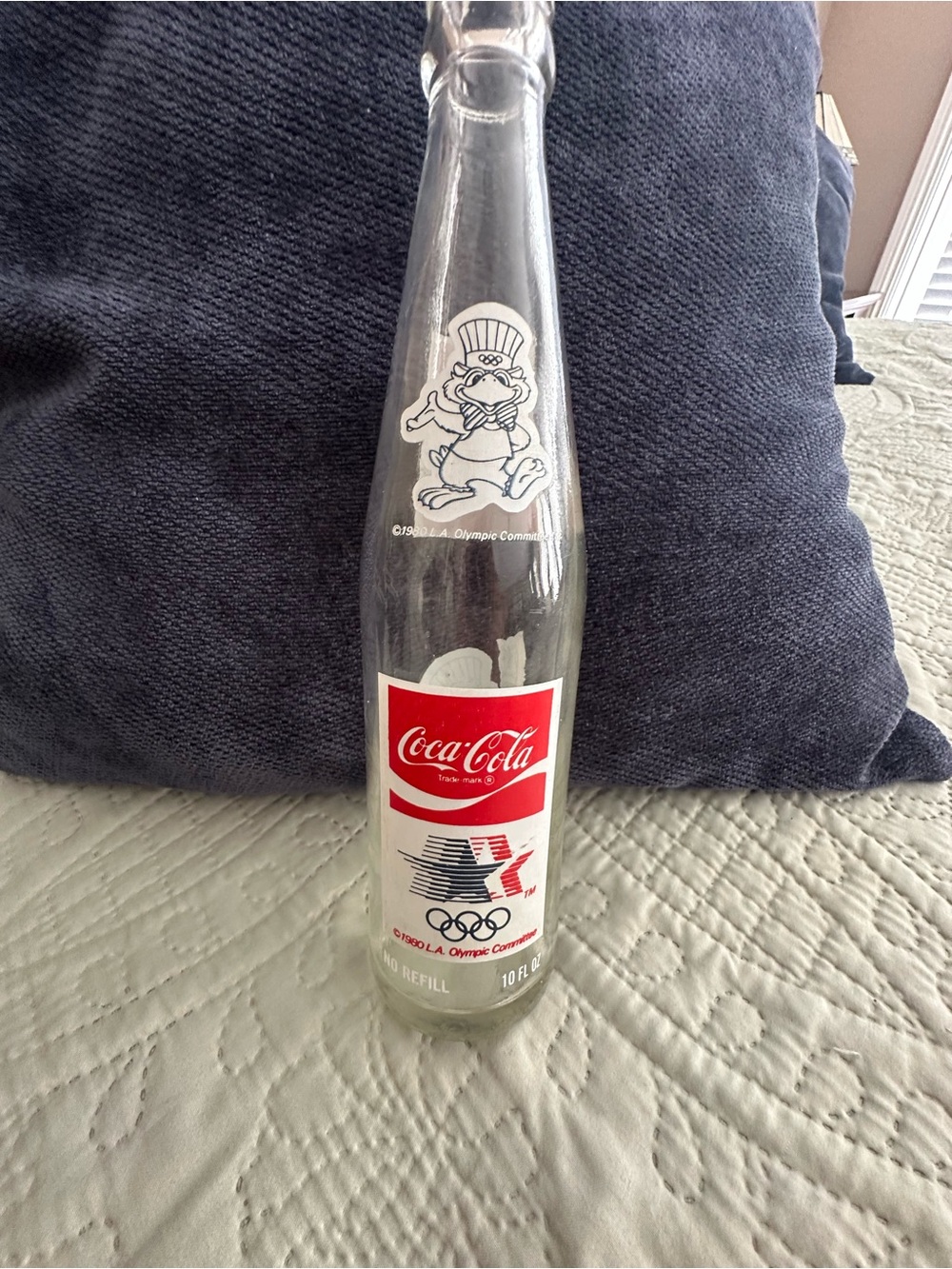 1980 LA Olympic Commitee Commemorative Coca Cola Bottle